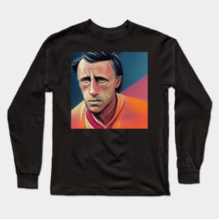 Johan Cruyff | Comics style Long Sleeve T-Shirt